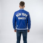 Men’s NY Yankees Letterman Varsity Leather Jacket – Premium Baseball Jacket