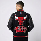 Chicago Bulls Men’s Varsity Wool Leather Jacket – Premium Letterman Style