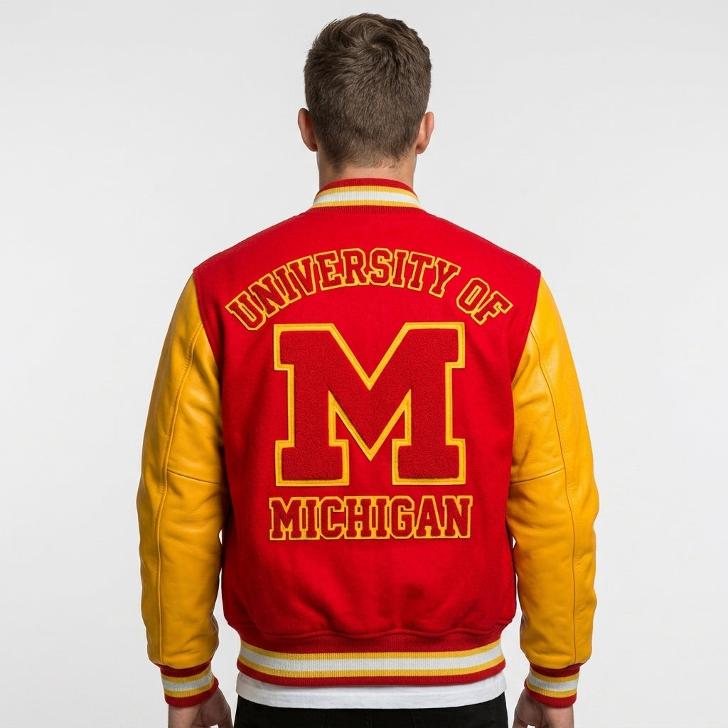 Men’s Michael Jackson Thriller Varsity Jacket – Iconic Letterman Style